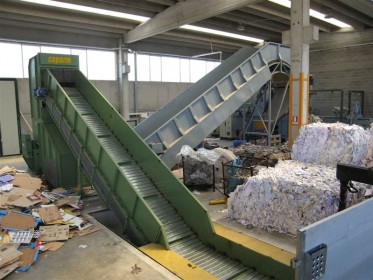 cintas transportadoras para reciclaje, bandas transportadoras, transportadora de residuos, cinta transportadora para el tratamiento residuos